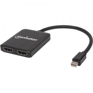 Manhattan Mini DisplayPort to 2-Port HDMI Splitter Hub with MST 152723