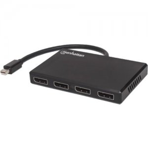 Manhattan Mini DisplayPort to 4-Port DisplayPort Splitter Hub with MST 207744