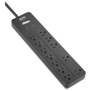 APC by Schneider Electric SurgeArrest Home/Office 12-Outlet Surge Suppressor/Protector PH12