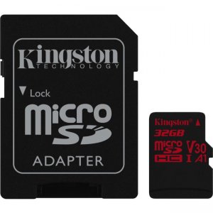 Kingston 32GB Canvas React microSDHC Card SDCR/32GB