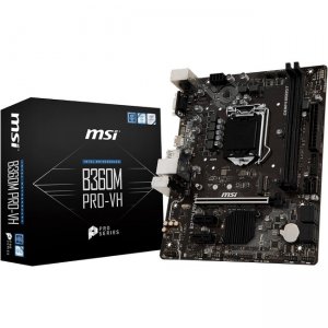 MSI Desktop Motherboard B360MPROVH B360M PRO-VH