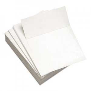 Domtar Custom Cut-Sheet Copy Paper, 24 lb, 8 1/2 x 11, White, Perfed 3 1/2", 1 RM