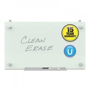 Quartet Infinity Magnetic Glass Dry Erase Cubicle Board, 14 x 24, White QRTPDEC2414 PDEC2414