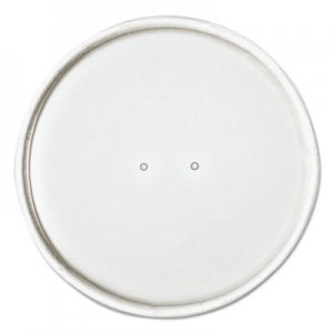 Dart Paper Lids for 32oz Food Containers, White, Vented, 4.6"Dia, 25/Bag, 20 Bg/Ctn SCCCH32A SCC CH32A