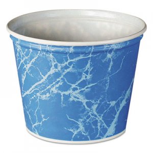 Dart Grease Resistant Double Wrapped Paper Bucket, 165 oz. White, 100 Carton SCC10T1M SCC 10T1M