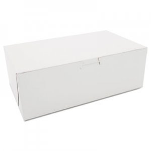 SCT Non-Window Bakery Boxes, Paperboard, 10w x 6d x 3 1/2h, White, 250/Bundle SCH1017 SCH 1017