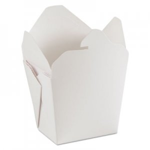GW Microwavable Food Box w/out Handle, Paperboard, 16 oz, White, 450/Carton GWP16FPWMW GLW 16FP-WMW