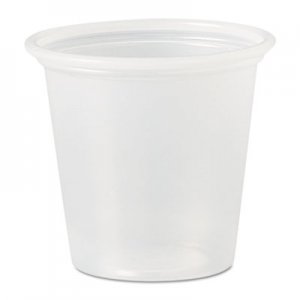 Dart Polystyrene Portion Cups, 1 1/4 oz, Translucent, 2500/Carton DCCP125N P125N