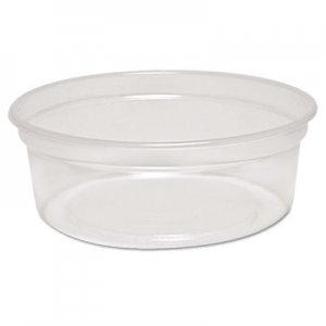Dart MicroGourmet Food Container, 8 oz, Plastic, Clear, 500/Carton DCCMN80100 DCC MN8-0100