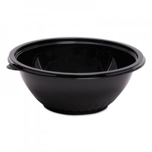 WNA Caterline Pack n' Serve Plastic Bowl, 80 oz, Black, 25/Case WNAAPB80BL WNA APB80BL