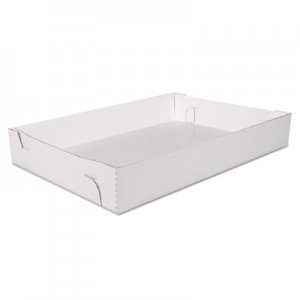 SCT Non-Window Sheet Cake Tray, Cardboard, White, 25-7/8 x 18 1/16 x 4, 25/Bundle SCH1190