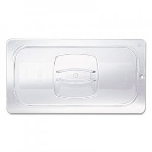Rubbermaid Commercial Cold Food Pan Covers, 10 3/8w x 12 4/5d, Clear RCP128P23CLE FG128P23CLR