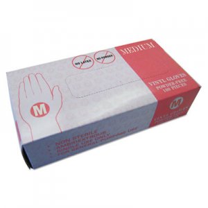 Inteplast Group Powder Free Vinyl Gloves, Medium, Disposable, 1000/Carton IBSVF002 VF002