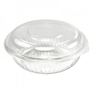 Dart PresentaBowls Bowl/Lid Combo-Paks, 24 oz, Clear, 63/Pack, 4 Packs/CT DCCC24BCD C24BCD