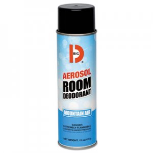 Big D Aerosol Room Deodorant, Mountain Air Scent, 15 oz Can, 12/Box BGD426 042600