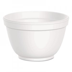 Dart Foam Container, 6 oz, White, Squat DCC6B12 DCC 6B12