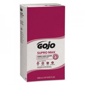 GOJO SUPRO MAX Hand Cleaner, Cherry, 5000mL Refill, 2/Carton GOJ758202 7582-02