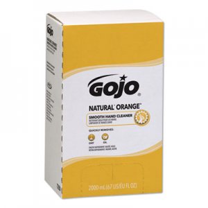 GOJO NATURAL ORANGE Smooth Lotion Hand Cleaner, 2000 ml Bag-in-Box Refill, 4/Carton GOJ7250 7250-04