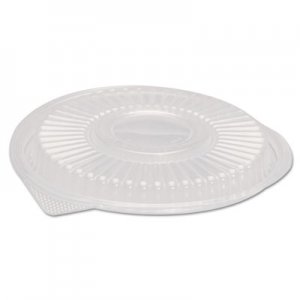 Genpak Plastic Dome Lid, Black, Round, 10 1/3" Dia, 75/PK 4 PK/CT GNPFP916 FP916---