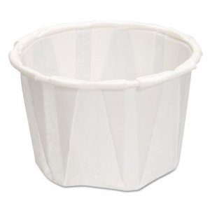 Genpak Paper Portion Cups, 1.25 oz., White, 250/Bag, 20 Bags/Carton GNPF125 F125---