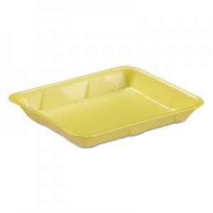 Genpak Supermarket Tray, Foam, Yellow, 9-1/4x7-1/4x1-1/8, 125/Bag GNP4DYL 1004D---2Y