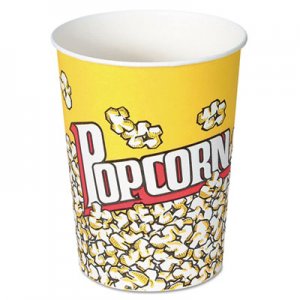 Dart Paper Popcorn Cup, 32 oz, Popcorn Design, 50/Pack SCCV32 V32-00061