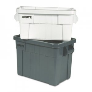 Rubbermaid Commercial Brute Tote Box, 20gal,Gray RCP9S31GRACT FG9S3100GRAY