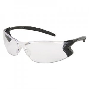 MCR Safety Backdraft Glasses, Clear Frame, Anti-Fog Clear Lens CRWBD110PF BD110PF