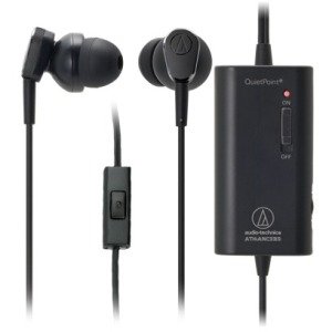 Audio-Technica QuietPoint Active Noise-Cancelling In-Ear Headphones ATHANC33IS ATH-ANC33iS