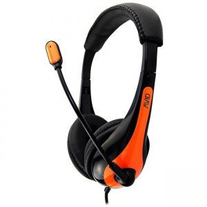 Avid Education AE-36 Headset with Noise Cancelling Microphone and 3.5mm Plug, Orange 1EDUAE36ORANGE