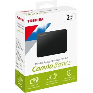 Toshiba Canvio Basics Portable External Hard Drive HDTB420XK3AA