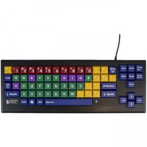 AbleNet myBoard-lc Wired Keyboard with 1-in/2.5-cm Large Keys Lowercase Letters 12000020