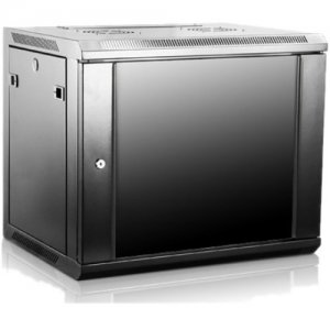 Claytek 9U 450mm Depth Wallmount Server Cabinet with 1U Keyboard Drawer WM945-KBR1U