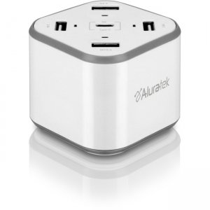 Aluratek USB Charging Station with Type-C & QuickCharge 3.0 AUCSQCF