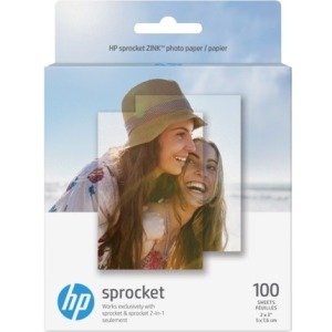 HP Sprocket Photo Paper-100 Sticky-Backed Sheets/2 x 3 in 1DE40A