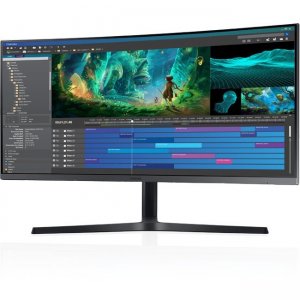 Samsung 890 Series 34" Curved - WQHD Monitor with USB-C for Business LC34H890WJNXGO C34H890WJN