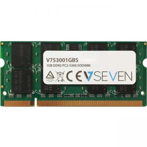 V7 1GB DDR2 PC2-5300 667Mhz 1.8V SO DIMM Notebook Memory Module V753001GBS