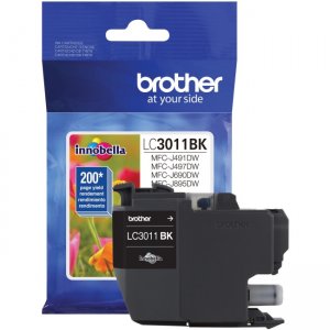 Brother Standard Yield Black Ink Cartridge (approx. 200 pages) LC3011BK