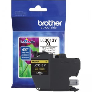 Brother High Yield Yellow Ink Cartridge (approx. 400 pages) LC3013Y