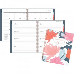 At-A-Glance Badge Floral Weekly/Monthly Planner 5148B805 AAG5148B805