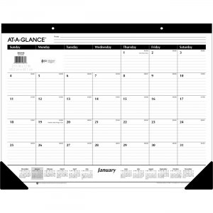 At-A-Glance Classic Monthly Desk Pad SK240019 AAGSK240019