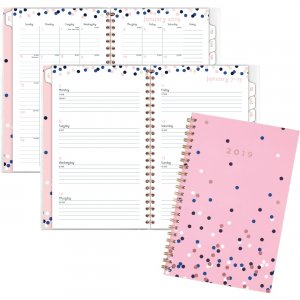 Mead Cambridge Confetti Weekly/Monthly Planner 1128201 MEA1128201