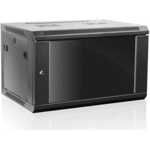 Claytek 6U 450mm Depth Wallmount Server Cabinet with 2U Drawer WM645-DWR2U