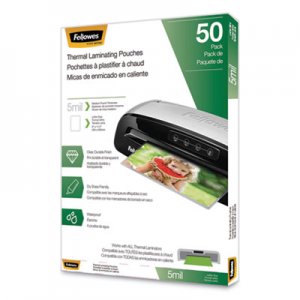 Fellowes Thermal Laminating Pouches, Letter, 5 mil, 50/Pack FEL5744501 5744501