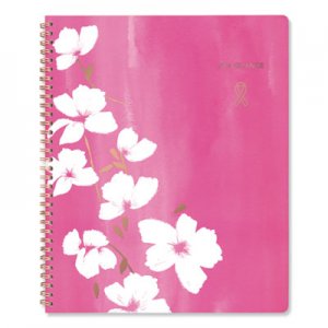 Cambridge Sorbet Weekly/Monthly Planner, 8 1/2 x 11, Pink/Rose Gold/White, 2019 AAG5151905 5151905
