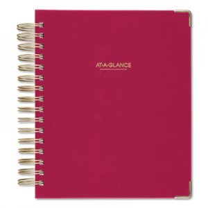 At-A-Glance Harmony Daily Hardcover Planner, 6 7/8 x 8 3/4, Berry, 2019 AAG609980659 609980659