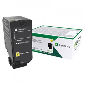 Lexmark 74C0HYG (CS725) High-Yield Toner, 12000 Page-Yield, Yellow LEX74C0HYG 74C0HYG