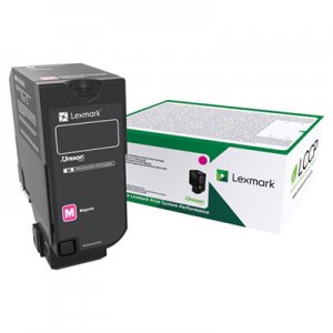 Lexmark 74C0HMG (CS725) High-Yield Toner, 12000 Page-Yield, Magenta LEX74C0HMG 74C0HMG