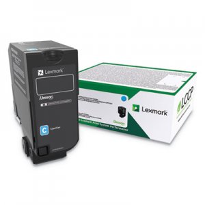 Lexmark 84C0HCG (CX725) Unison High-Yield Toner, 16000 Page-Yield, Cyan LEX84C0HCG 84C0HCG