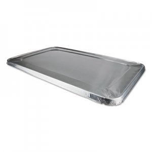 Durable Packaging Aluminum Steam Table Lids for Rolled Edge Half Size Pan, 50/Carton DPK8900CRL 8900CRL
